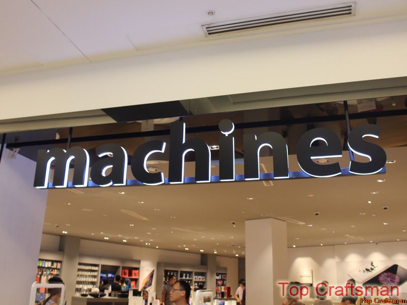 3D LED Back-lit Signs Stainless Steel Letters for shop front